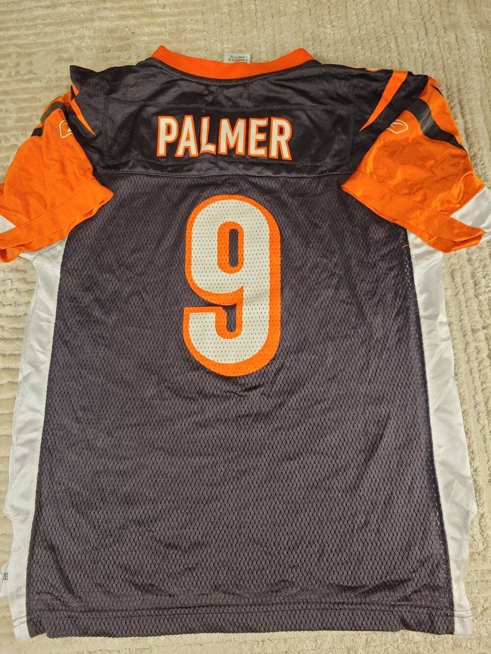 Reebok Carson Palmer Cincinnati Bengals Football Jersey Youth Large 14-16 boys